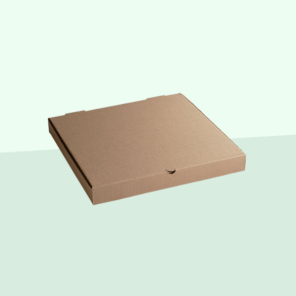 12" Pizza Boxes Brown Plain