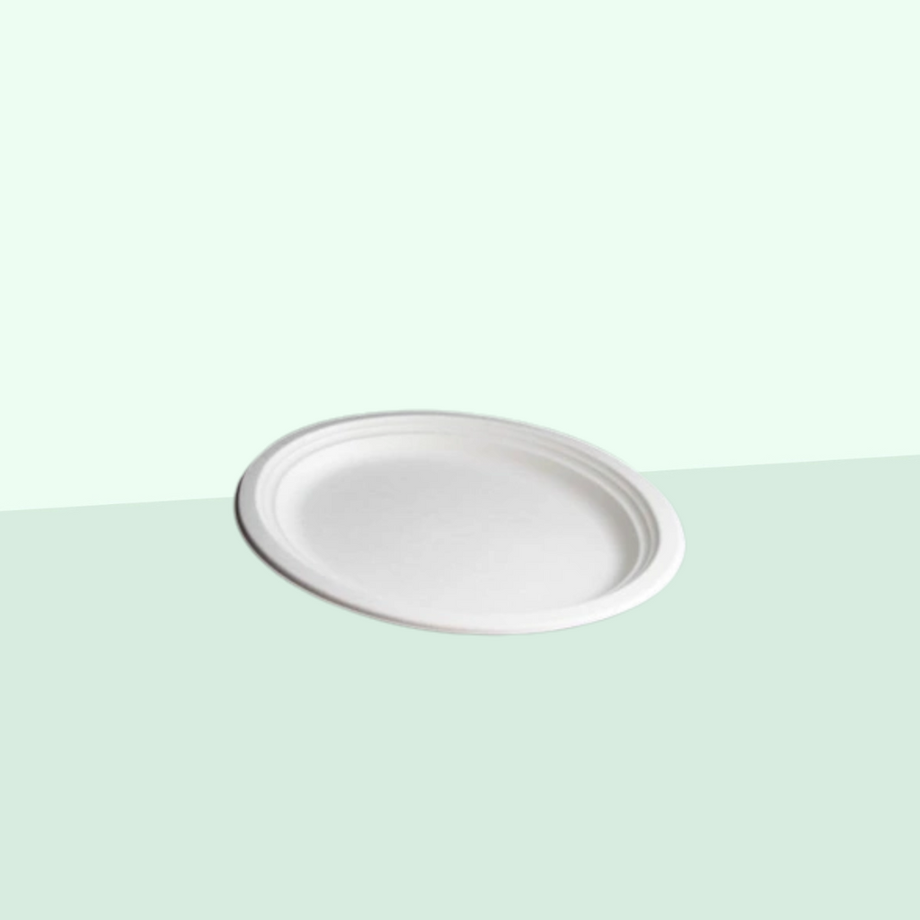 10x7" Bagasse Oval Plate